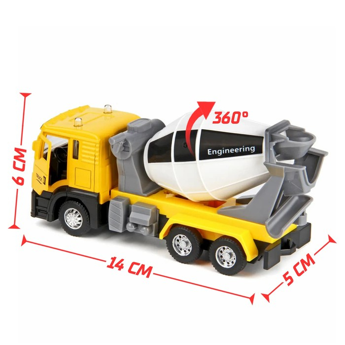 Парковка-автомойка &laquo;Стройка&raquo;, с машинкой и рацией, поливает водой, свет и звук, машина МИКС