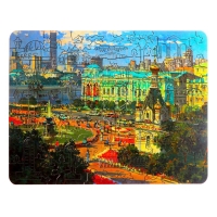 Фигурный деревянный пазл &laquo;Екатеринбург&raquo;, 70 деталей