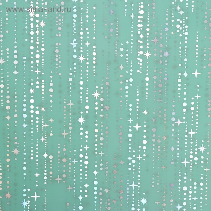 Пленка для цветов Пленка для цветов "Падающие звезды", 58 см х 5 м