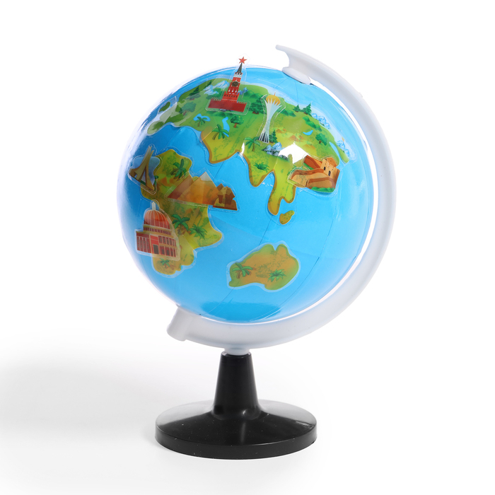 Развивающий набор &laquo;Глобус - изучаем мировые достопримечательности&raquo;