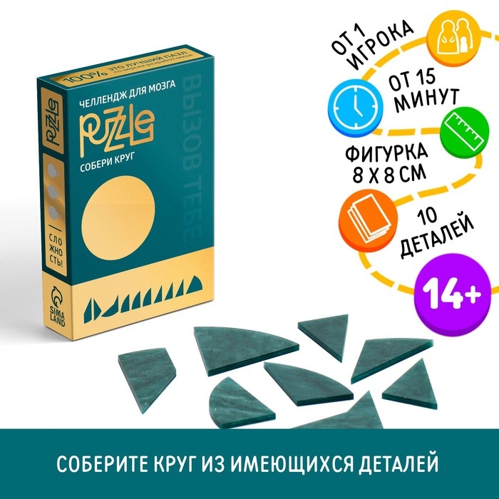 Головоломка PUZZLE «Собери круг», уровень 3 Головоломка PUZZLE «Собери круг», уровень 3