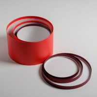 Набор шляпных коробок для цветов 3 в 1, упаковка подарочная, &laquo;Красный&raquo;, 18 х 13 см - 25 х 15 см