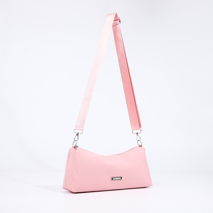 Сумка кросс-боди на молнии, цвет розовый