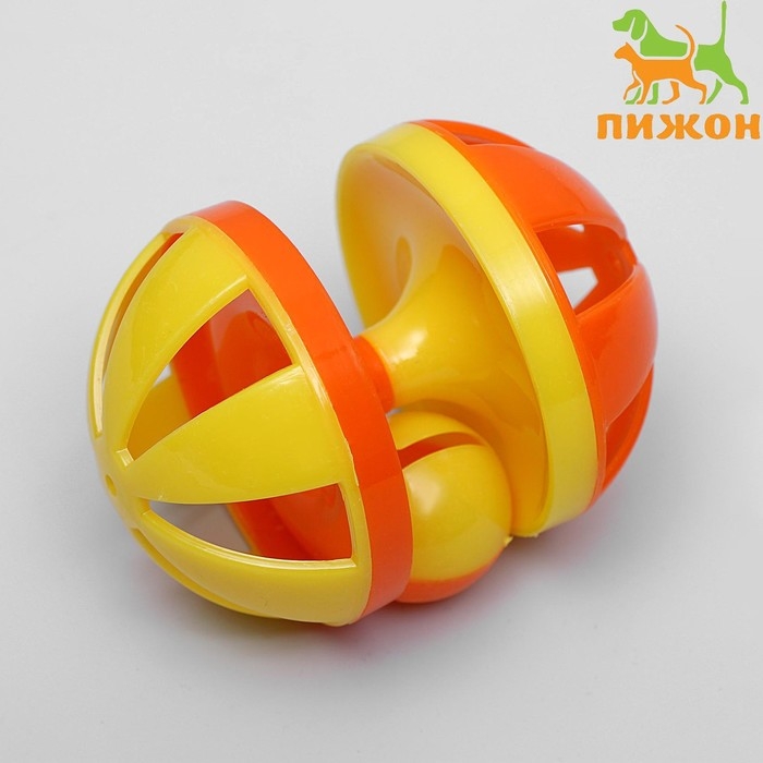 Игрушка-головоломка с шариком-погремушкой, 9 х 6,5 см, микс цветов Игрушка-головоломка с шариком-погремушкой, 9 х 6,5 см, микс цветов