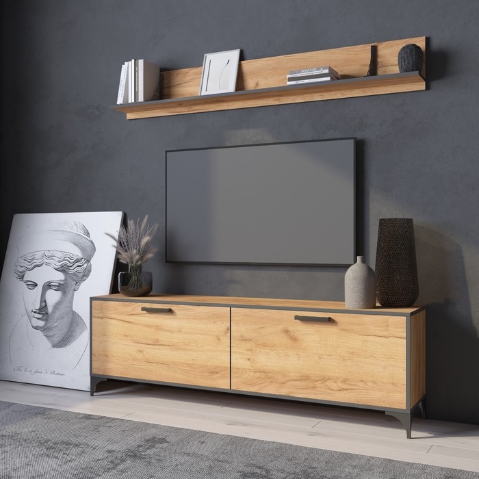 Гостиная Oskar Loft, 1600х343х510, Дуб золотой Гостиная Oskar Loft, 1600х343х510, Дуб золотой