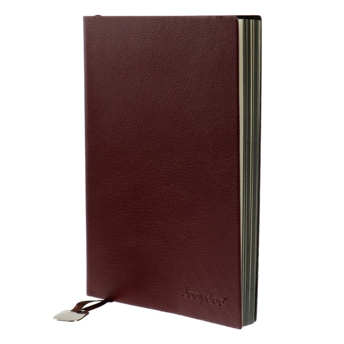 Ежедневник недатированный А6+, 116 листов в клетку, тонированный срез, обложка ЛАЙТ, МИКС