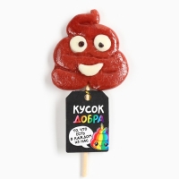 Леденец формовой, на палочке &laquo;Кусок добра&raquo;, со вкусом молочного шоколада, 15 г