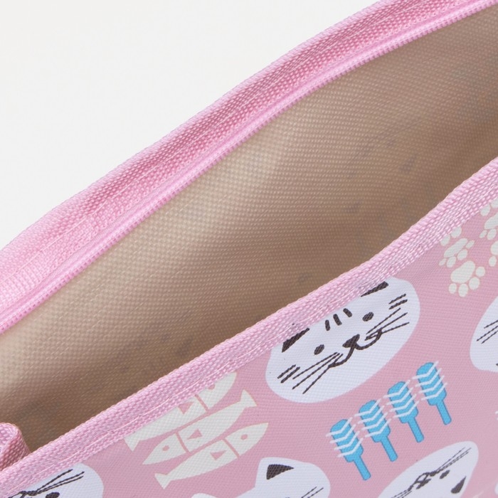 Косметичка на молнии, цвет розовый Косметичка на молнии, цвет розовый