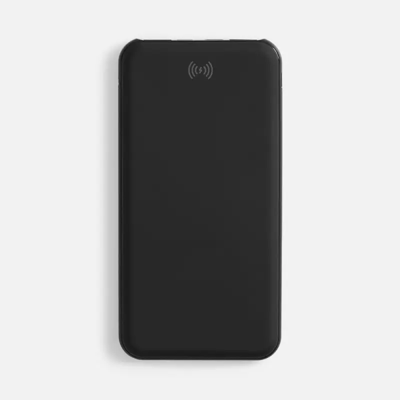 Аккумулятор с беспроводной зарядкой All Day Wireless, 10000 мАч, черный Аккумулятор с беспроводной зарядкой All Day Wireless, 10000 мАч, черный