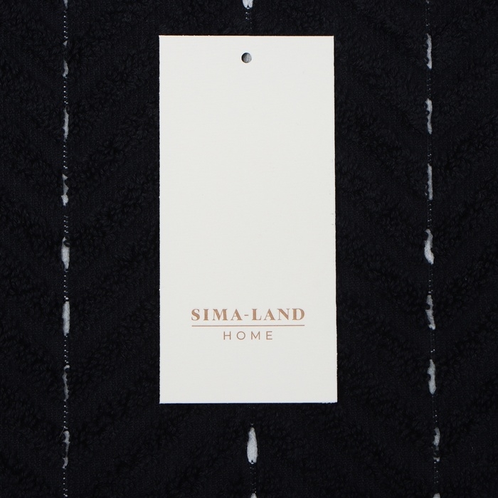 Коврик махровый SL HOME: Lines Коврик махровый SL HOME: Lines "Дарк Маре" 50х70 см, 100% хлопок, 750 г/м2