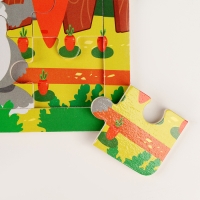 Деревянный пазл «Заяц», 15 х 15 х 0,6 см Деревянный пазл «Заяц», 15 х 15 х 0,6 см