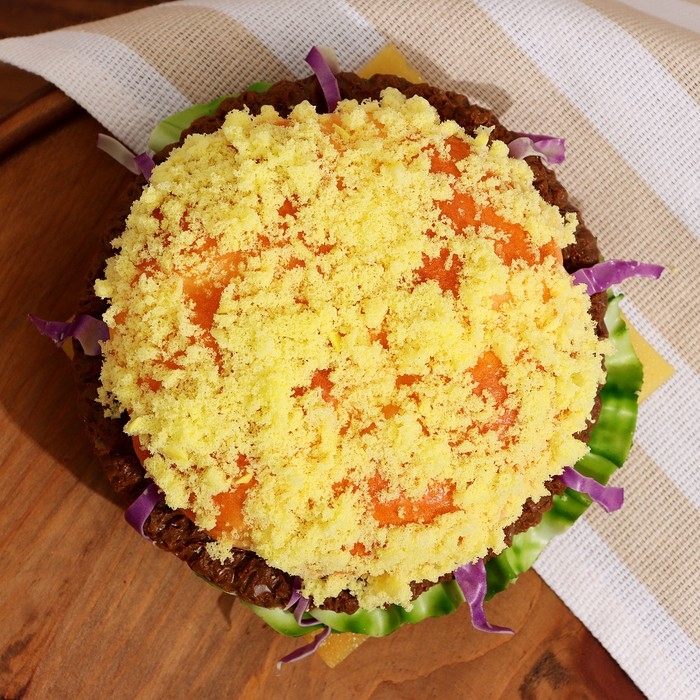 Муляж-антистресс "Бургер" круглый, 12х12х8см