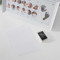 Фоторамка на 12 фото 3х3 см с штемп.подушкой "Маленький принц" белая 2х38х20 см