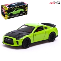 Машина металлическая &laquo;СпортКар&raquo;, инерция, открываются двери, багажник, цвет зелёный