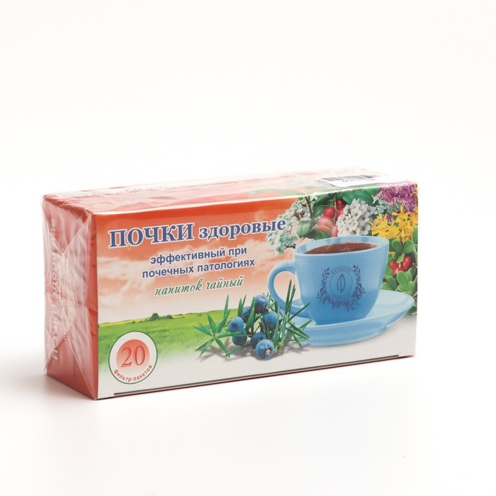 Травяной сбор &laquo;Почки здоровые. Почечный верес&raquo;, фильтр-пакет, 20 шт.