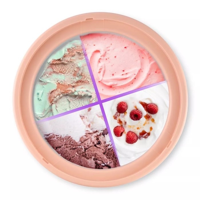 Мороженица Kitfort КТ-1841, полуавтомат, 12 Вт, 1.2 л, бело-оранжевая