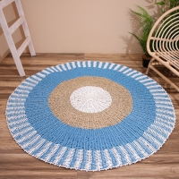 Коврик плетёный круглый 150 см Коврик плетёный круглый 150 см