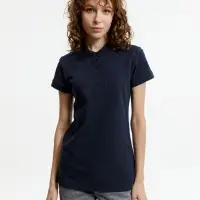 Рубашка поло женская Virma Premium Lady, темно-синяя, размер 3XL