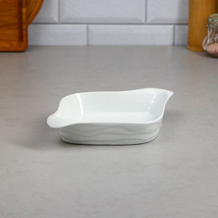 Форма для запекания &laquo;Классика&raquo;, 700 мл, фарфор, Иран