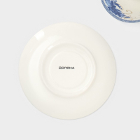 Сервиз чайный фарфоровый Доляна &laquo;Аззурро&raquo;, 12 предметов: 6 чашек 240 мл, 6 блюдец d=15,2 см, цвет белый