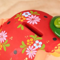 Ковровская игрушка-копилка "Свинка в шляпе", керамика