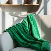 Плед Plush, зеленый Плед Plush, зеленый