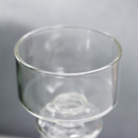 Подсвечник стекло на 1 свечу "Классика. Шар" прозрачный 15,5х6х6 см Подсвечник стекло на 1 свечу "Классика. Шар" прозрачный 15,5х6х6 см