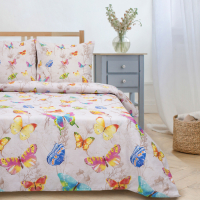 Постельное бельё Этель &laquo;Бабочки&raquo;, 2-сп., 175 &times; 215 см, 200 &times; 220 см, 70 &times; 70 см, 2 шт.