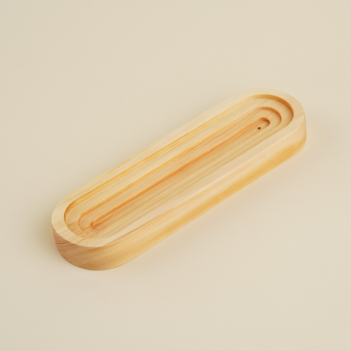 Подставка из цельного массива кедра Sima-Land Home, натуральный цвет, 24,5&times;7&times;2,5 см