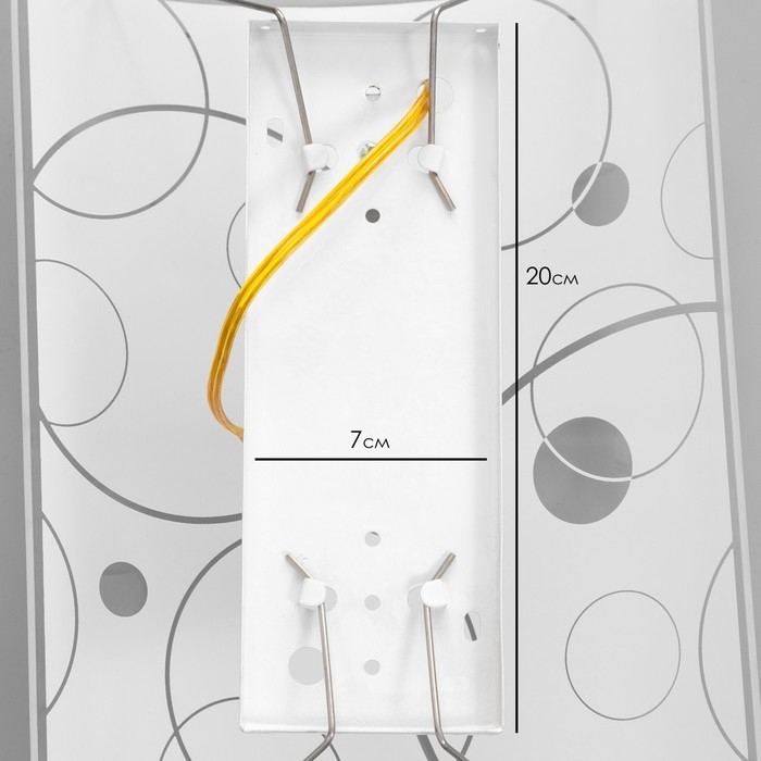 Светильник Светильник "Круги" 1 лампа E27 60 Вт моллир. 22х15см