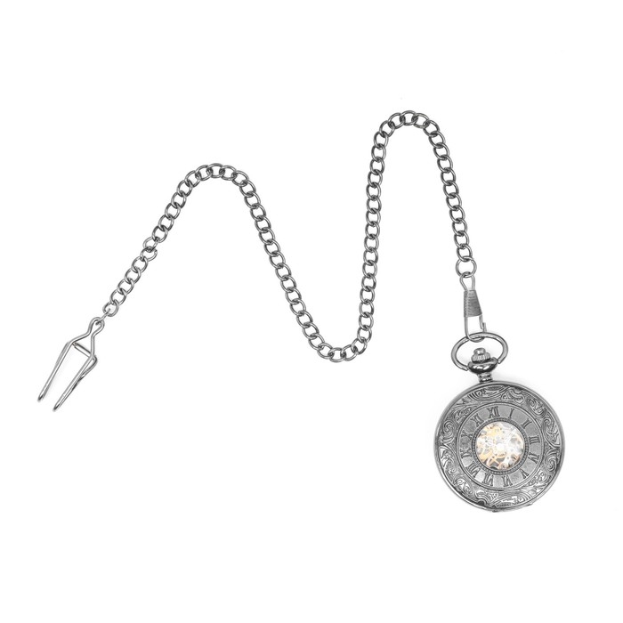 Часы карманные, механические "Классика" d циферблата 3.7 см