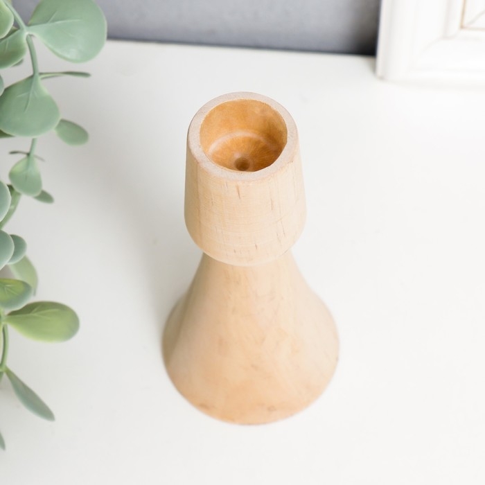 Подсвечник дерево Подсвечник дерево "Север" натуральный 11х5,5х5,5 см