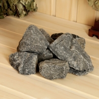 Камень для бани Долерит колотый 20 кг, фракция 70-120 мм, коробка Камень для бани Долерит колотый 20 кг, фракция 70-120 мм, коробка