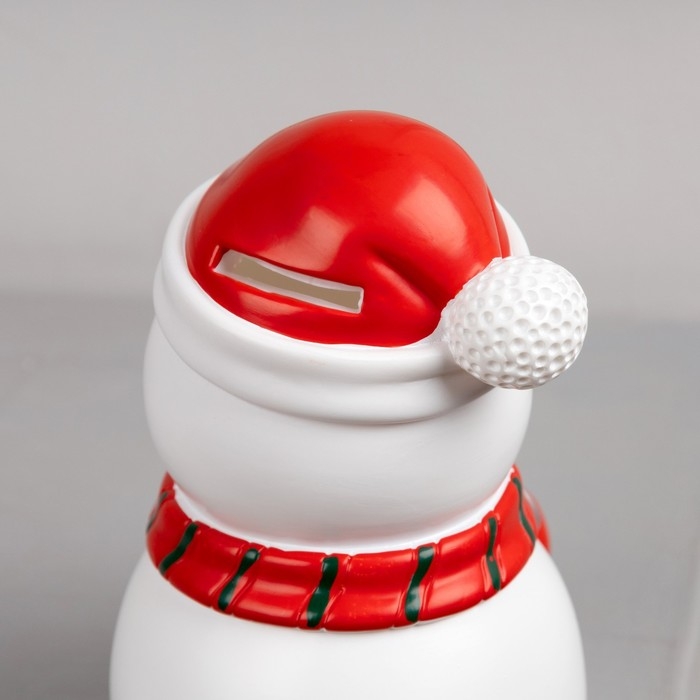 Светодиодная фигура &laquo;Снеговик&raquo; 9 &times; 20 &times; 9 см, пластик, батарейки LR44х3 (в комплекте), свечение тёплое белое