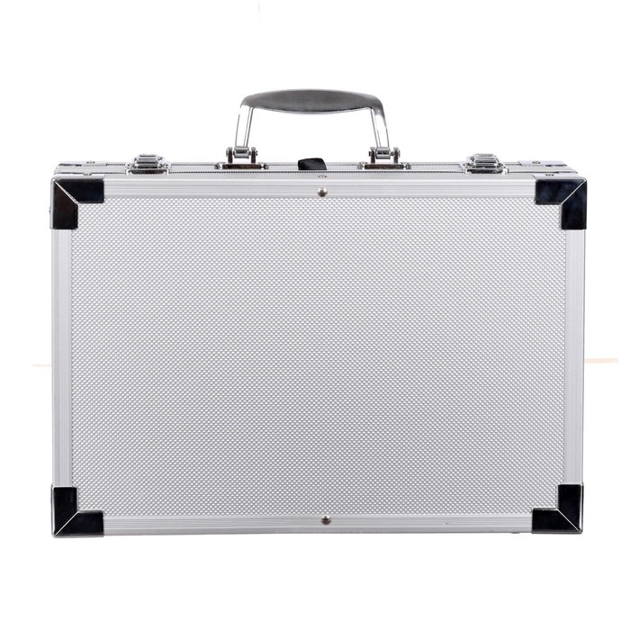 Набор для рисования, складной, в чемоданчике серебристый Набор для рисования, складной, в чемоданчике серебристый