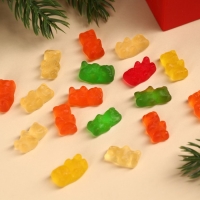 Мармеладные мишки &laquo;Жду чудо&raquo; в коробке-морковке, 100 г.