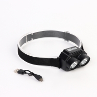 Фонарь налобный аккумуляторный 3 Вт, 500 мАч, 200 лм, IPX4, 5 режимов Фонарь налобный аккумуляторный 3 Вт, 500 мАч, 200 лм, IPX4, 5 режимов