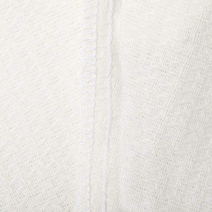 Полотенце-чалма для сушки волос Этель, цв. белый, 73х28 см, 60% лён, 40% хл