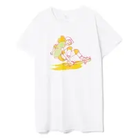 Футболка детская Skateboard, белая, 6 лет