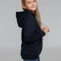 Толстовка с капюшоном детская Kirenga Kids, темно-синяя, 14 лет