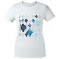 Футболка женская &laquo;Ромбо. Первый снег&raquo;, белая, размер S