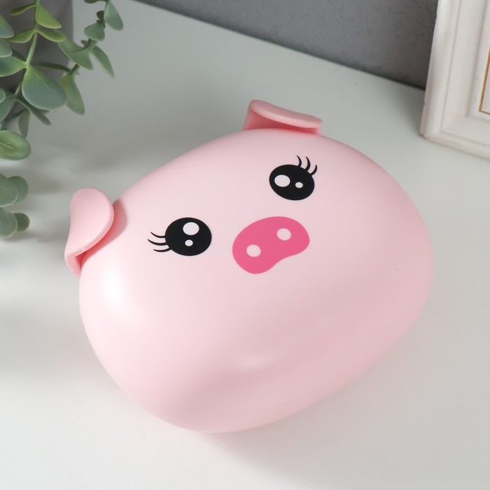 Шкатулка музыкальная механическая Шкатулка музыкальная механическая "Пятачок" 15х12,7х7 см