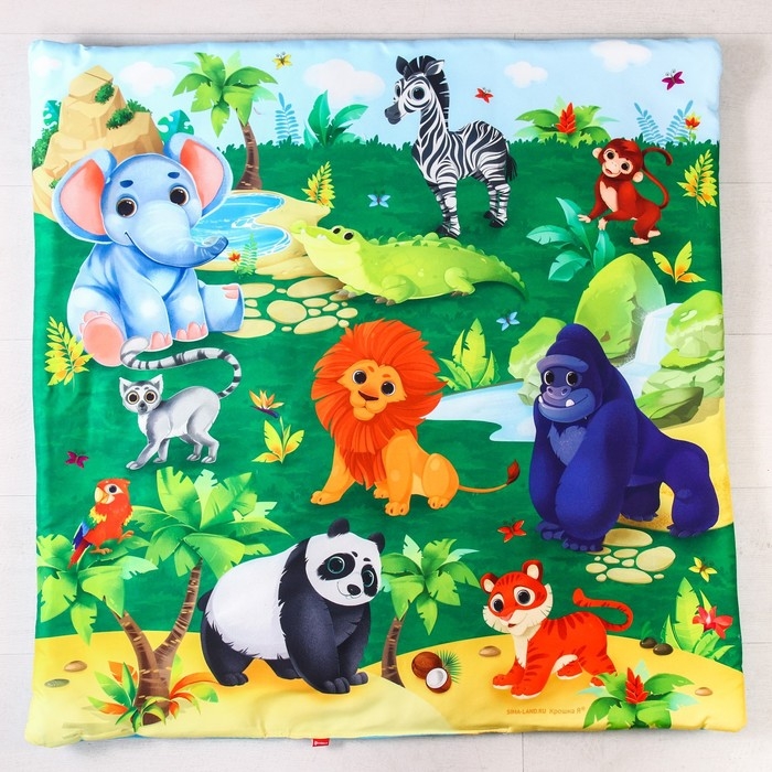 Развивающий коврик с дугами &laquo;Африка&raquo;, 85х85 см, Крошка Я