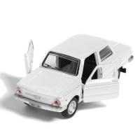 Машина металлическая «Запорожец», инерция, 12 см, белый Машина металлическая «Запорожец», инерция, 12 см, белый