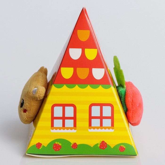 Набор браслеты - погремушки &laquo;Мишка и малина&raquo;, 2 шт, Крошка Я