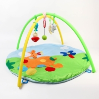 Развивающий коврик с дугами &laquo;Жирафик&raquo;, 85х85 см, ВИДЫ МИКС, Крошка Я