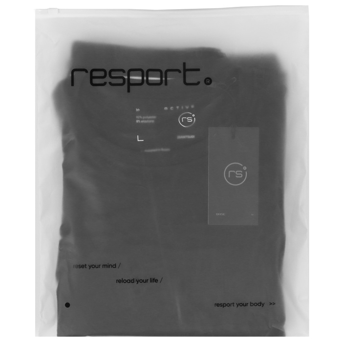 Термобельё мужское Resport, комплект: лонгслив, лосины, размер XL, чёрное