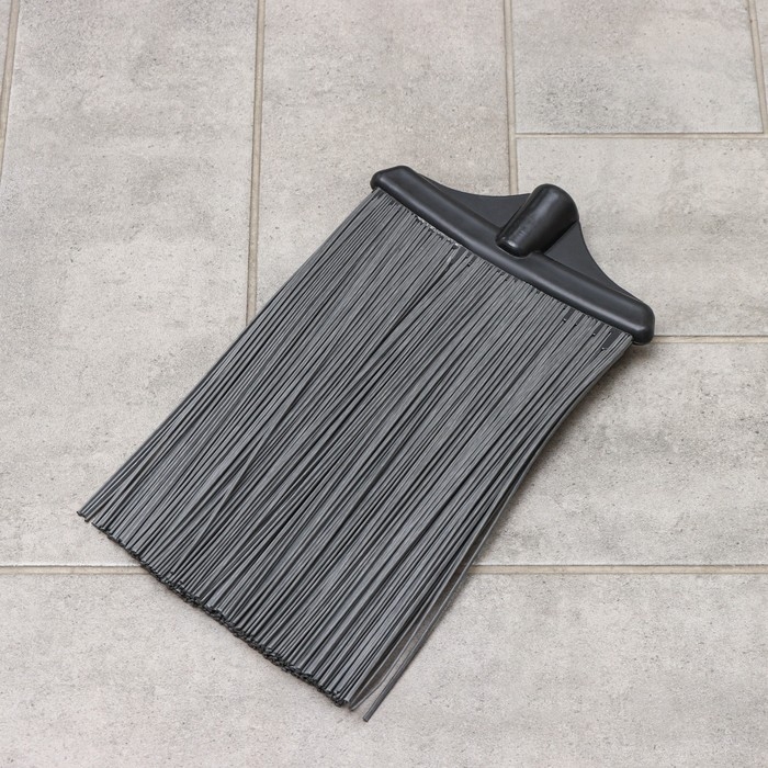 Метла полипропиленовая &laquo;Плоская&raquo;, без черенка, цвет МИКС