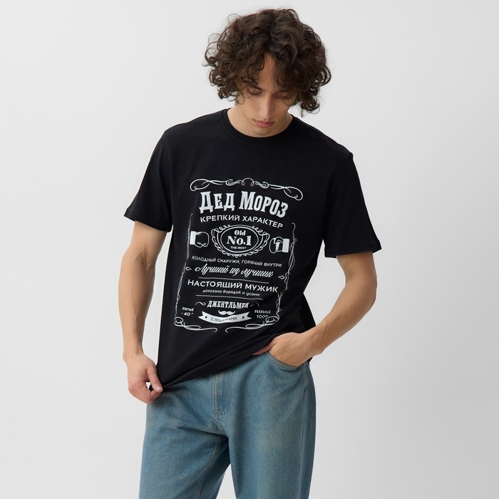 Футболка мужская KAFTAN Настоящий, черный, р. XL Футболка мужская KAFTAN Настоящий, черный, р. XL