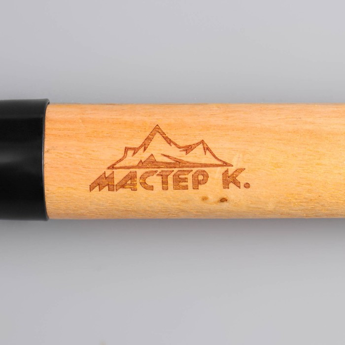 Лопата туристическая Лопата туристическая "Мастер К" штыковая, 67 см, черная, дерево